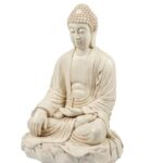 Boeddhabeeld in lotusmeditatie | 53 cm. hoog