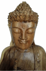 Boeddha-Suwarhout 53cm. - Afbeelding 2