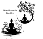 Wanddecoratie Boeddha Indonesië