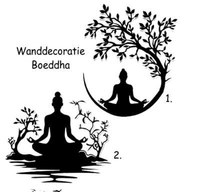 Wanddecoratie Boeddha Indonesië