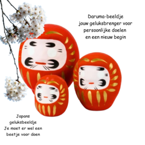 Daruma Japanse gelukspop