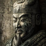 Terracotta krijger wandhanger