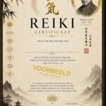 Reiki certificaat per-5 stuks